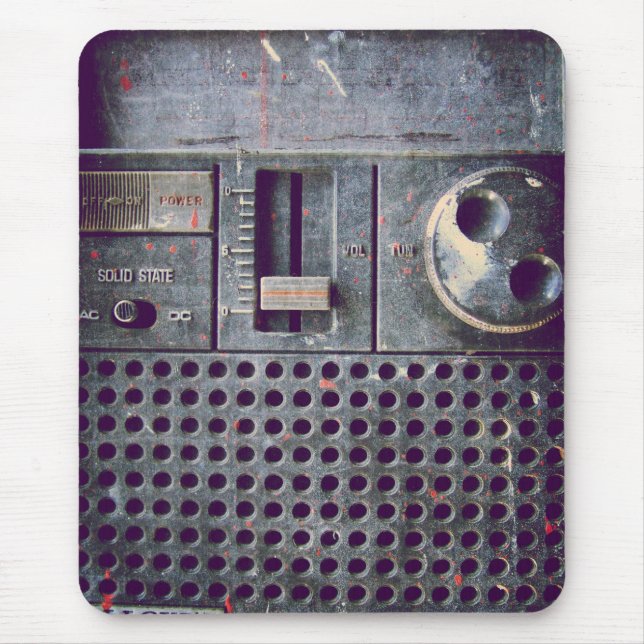 Schmutziger Radio Mousepad (Vorne)