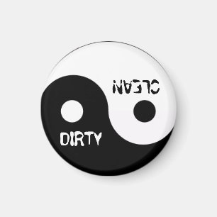 SCHMUTZIGER SAUBERER SPÜLMASCHINEN-MAGNET JINS MAGNET