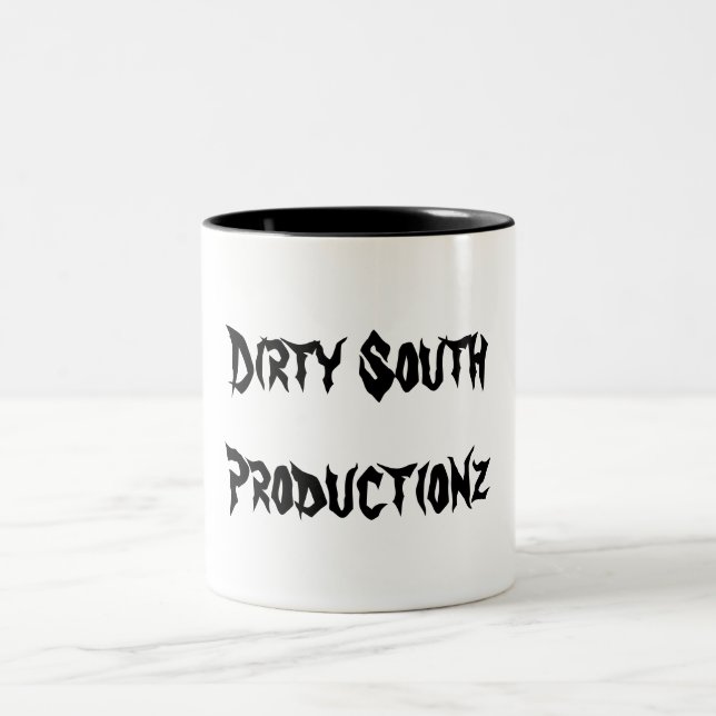 Schmutziger Süden, Productionz Zweifarbige Tasse (Mittel)