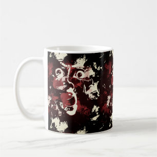 schmutziges Gesicht Kaffeetasse