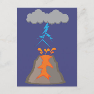 Schmutziges Gewitter Postkarte