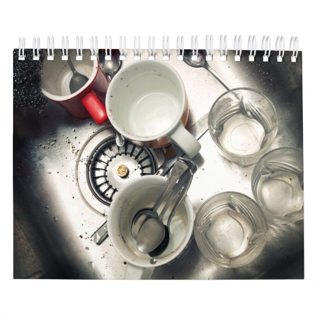 Schmutziges Spülbecken Kalender (Titelbild)