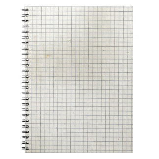 Schmutziges Zeichenpapier mit Maßeinteilung Notizblock