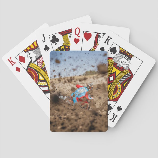 Schmutzradfahrerschmutz Spielkarten (Rückseite)