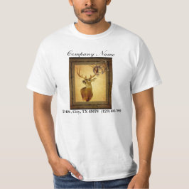 Schmutzrotwild Woodgrain-Tischlerbau T-Shirt