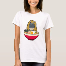 Schnabeltier und Ramen T-Shirt