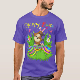 Schnabeltierliebhaber Florales Osterei Lustiges Sc T-Shirt