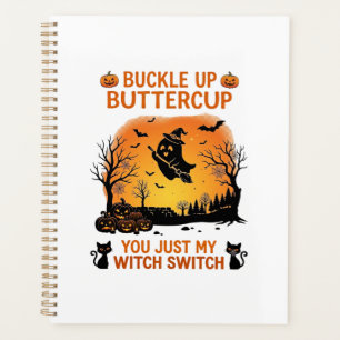 Schnall An Butterblume Halloween Geist Hexenhut Be Planer