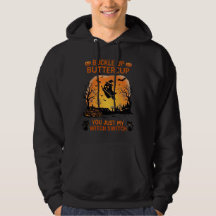 Schnall Dich An Butterblume Halloween Geist Hexenh Hoodie