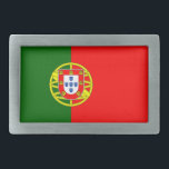 Schnalle der portugiesischen Flagge | Stolz Portug Rechteckige Gürtelschnalle<br><div class="desc">Schnalle der portugiesischen Flagge | Portugal Stolz. Trendy Mode Accessoire für Damen und Teenager Junge / Mädchen.</div>