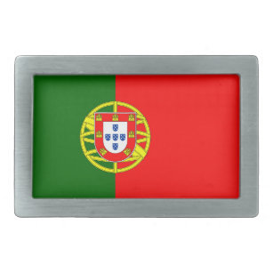 Schnalle der portugiesischen Flagge   Stolz Portug Rechteckige Gürtelschnalle