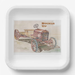 Schnallen Pappteller