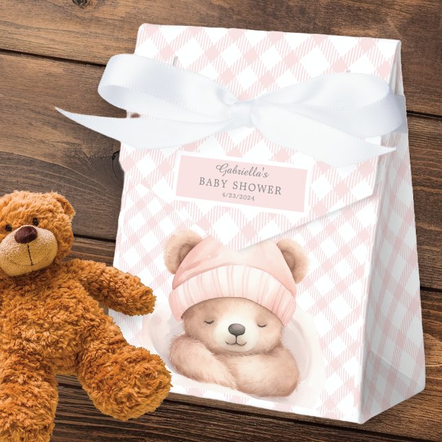 Schnallen Sie sich die Bear Baby Dusche Gefälligke Geschenkschachtel (Von Creator hochgeladen)
