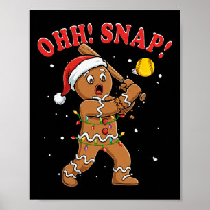 Schnapp Weihnachten Santa Lebkuchen Spielen Softll Poster