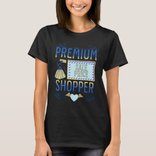 Schnäppchen Shopper Ausverkauf Einkaufen Deal T-Shirt