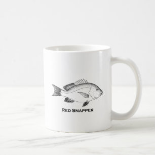 Schnapper-Illustration Kaffeetasse