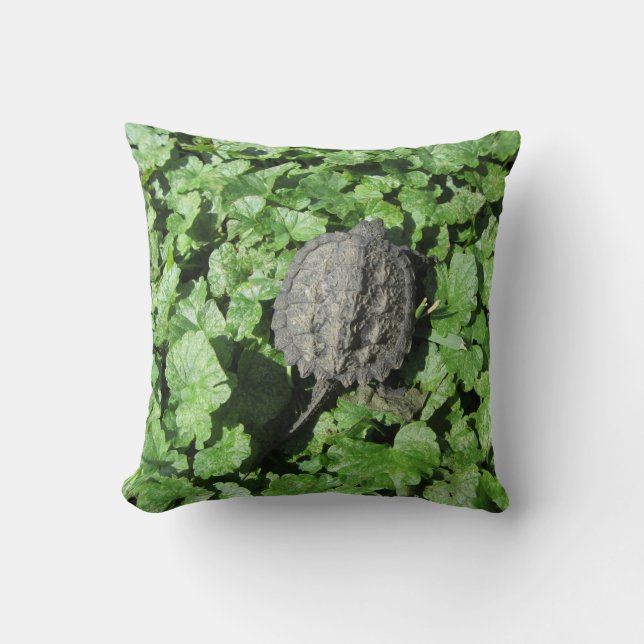 Schnappschildkrötenkissen Kissen (Vorderseite)