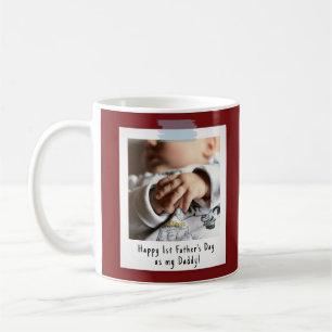 Schnappschuss-Foto für den ersten Vater Kaffeetasse