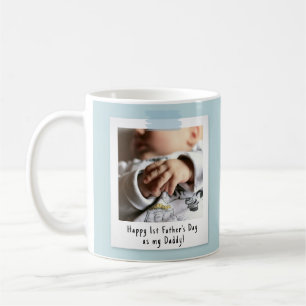 Schnappschuss-Foto für den ersten Vater Kaffeetasse