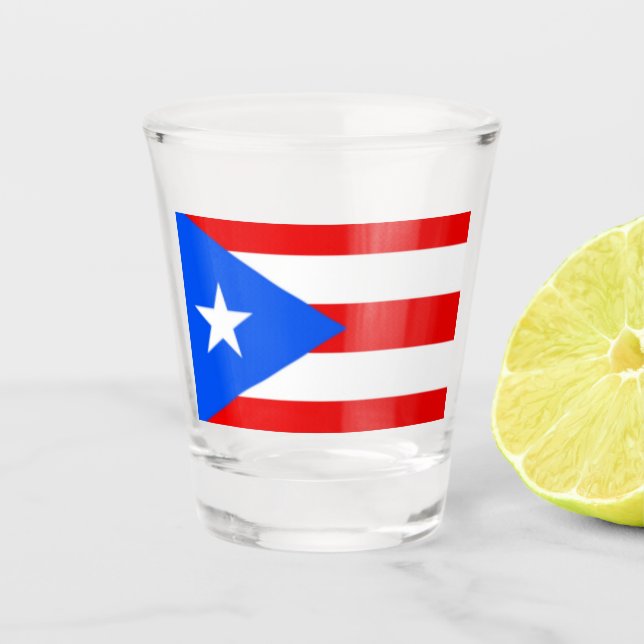 Schnapsglas Puerto Rico (Vorderseite)