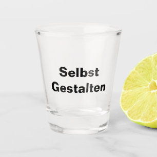 Schnapsglas Shotglas Selbst Gestalten - Vorlage