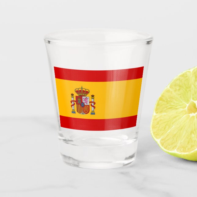 Schnapsglas Spanien (Vorderseite)