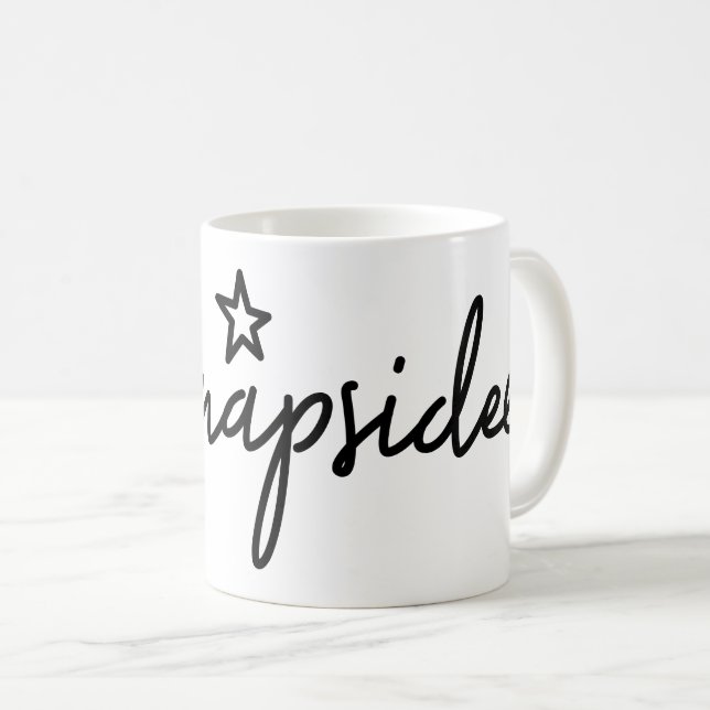 Schnapsidee, deutsches Wort, Booze Idee, Deutsch Kaffeetasse (VorderseiteRechts)