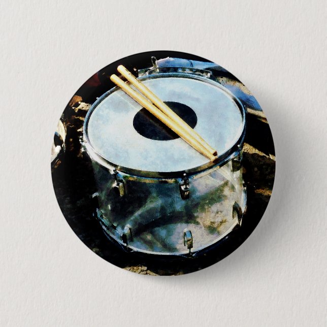 Schnarrtrommel Button (Vorderseite)