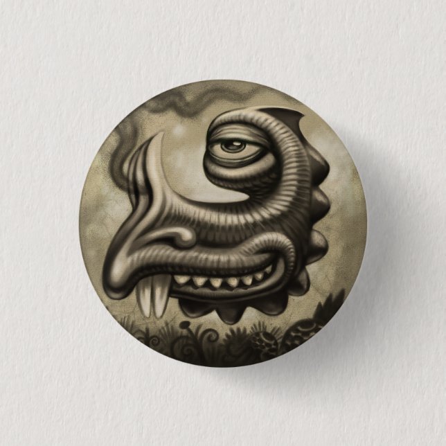 Schnauze! Button von RoBo-Design (Vorderseite)