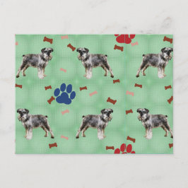 Schnauzer Art Postkarte