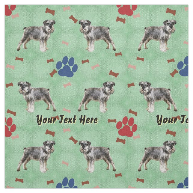 Schnauzer Art Stoff (Muster)