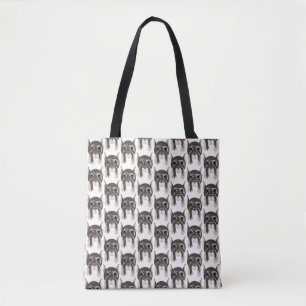 Schnauzer auf Tote Bag Tasche
