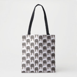 Schnauzer auf Tote Bag Tasche