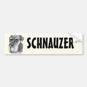 Schnauzer Autoaufkleber