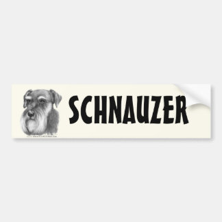 Schnauzer Autoaufkleber
