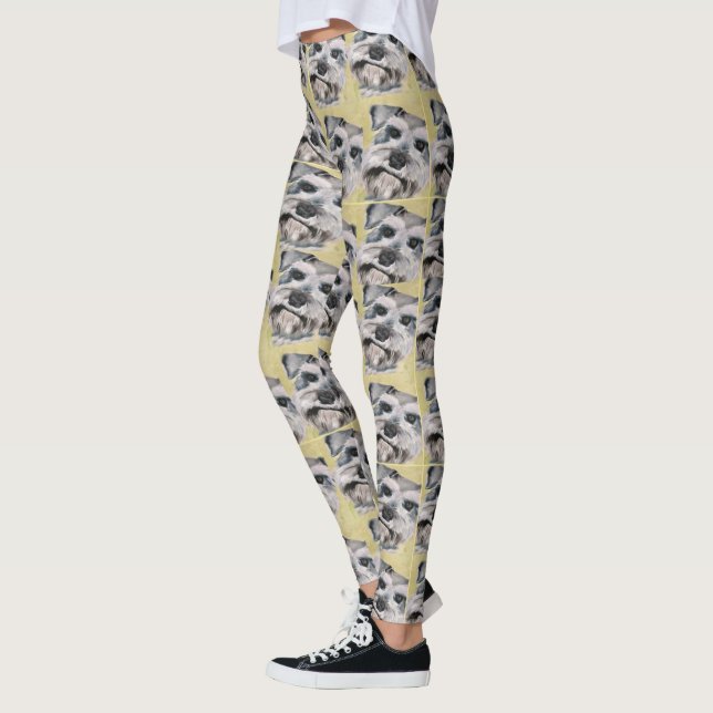 Schnauzer-Bart-Leggings Leggings (Links)