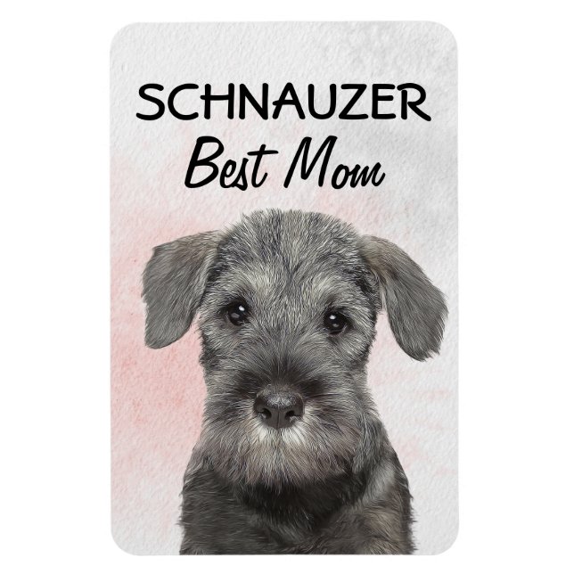 Schnauzer Best Mama Magnet (Vertikal)