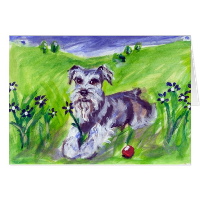 Schnauzer-Blumenesser (Vorderseite (Horizontal))