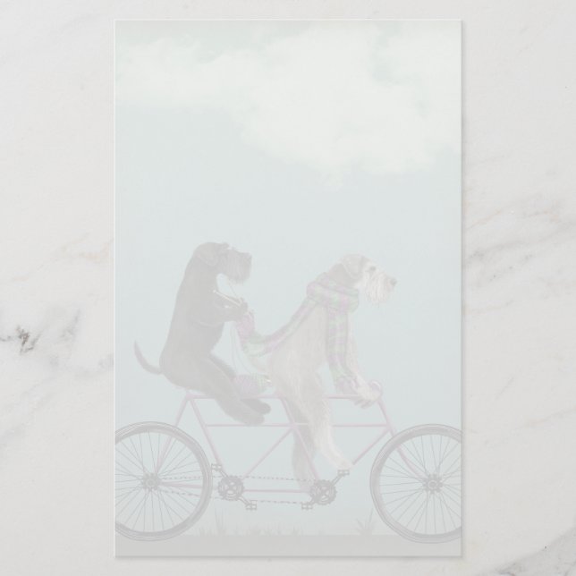 Schnauzer Briefpapier (Vorderseite)