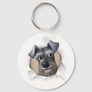 Schnauzer Buout Schlüsselanhänger