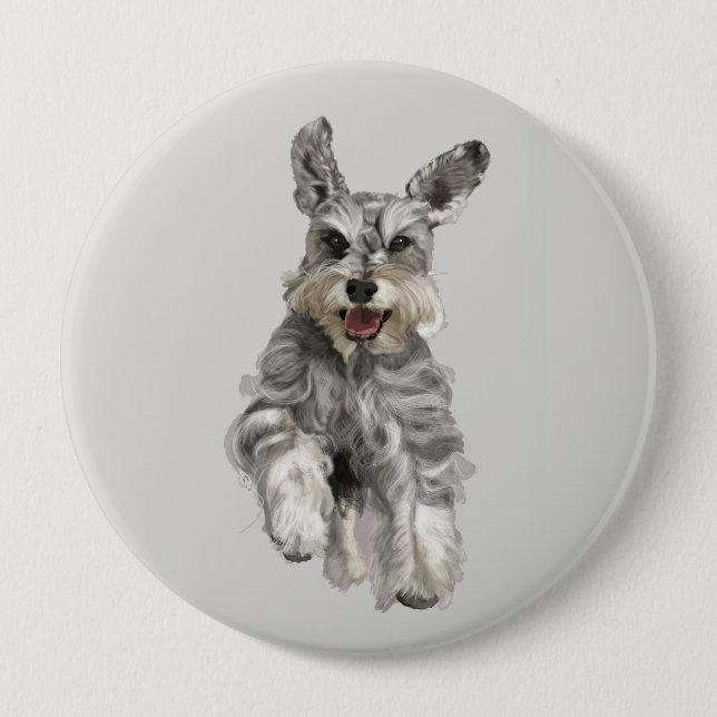 Schnauzer Button (Vorderseite)