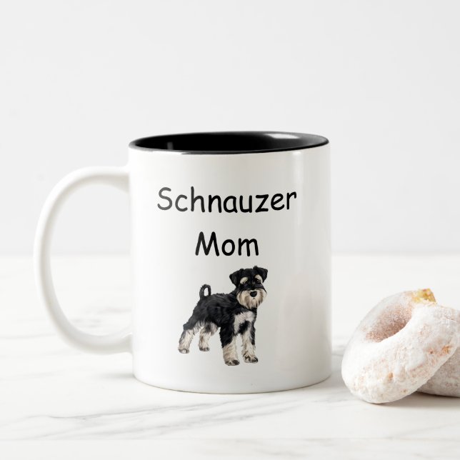 Schnauzer Café Mug (Avec donut)