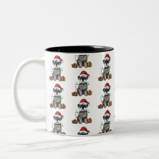 Schnauzer Christmas Coffee Cup Mug