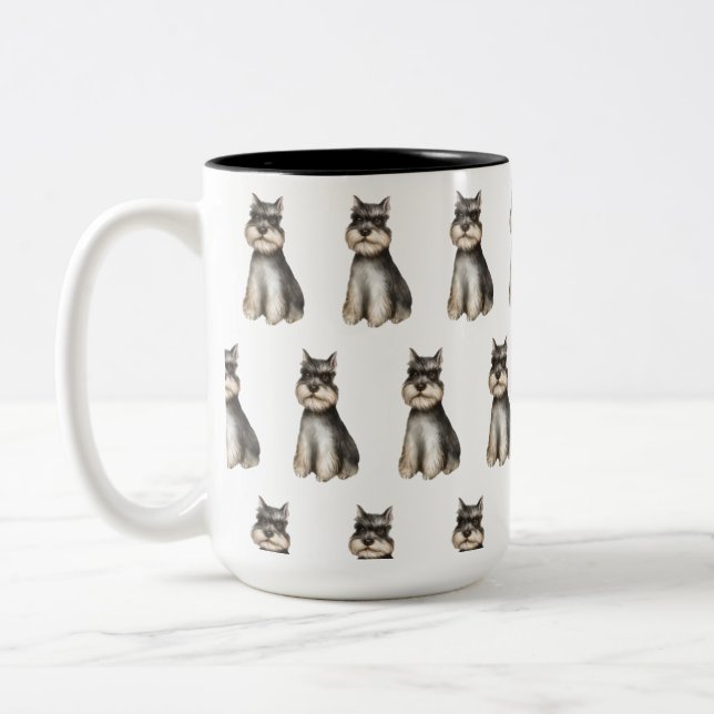 Schnauzer Coffee Tasse (Links)
