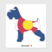 Schnauzer Colorado Flag