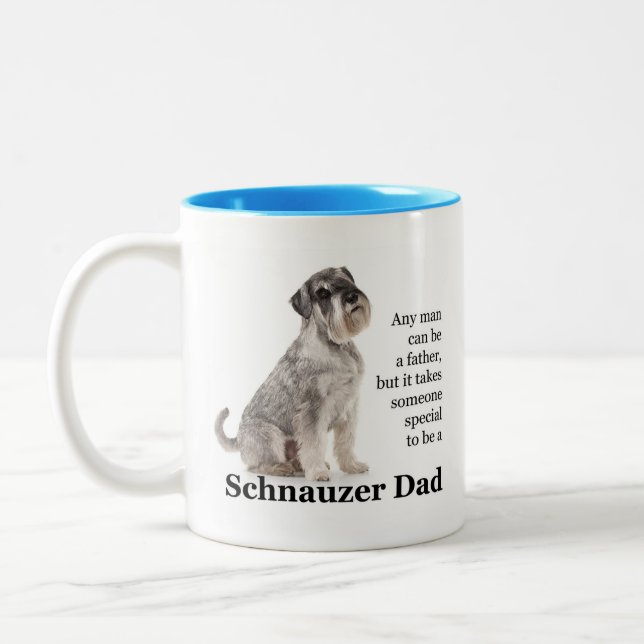 Schnauzer Dad Mug (Gauche)