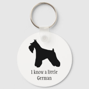 Schnauzer-Deutsch-Schlüsselanhänger Schlüsselanhänger