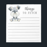 Schnauzer Dinge zu holen Notizblock<br><div class="desc">Schön Schnauzer Sachen,  um Notizblock mit Linien zu holen. Einfach mit Ihrer Nachricht personalisieren. Besuchen Sie unseren Shop,  um eine große Auswahl an Hunderassen zu sehen.</div>