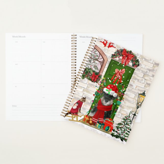 Schnauzer Dog Christmas Planer (Anzeige)