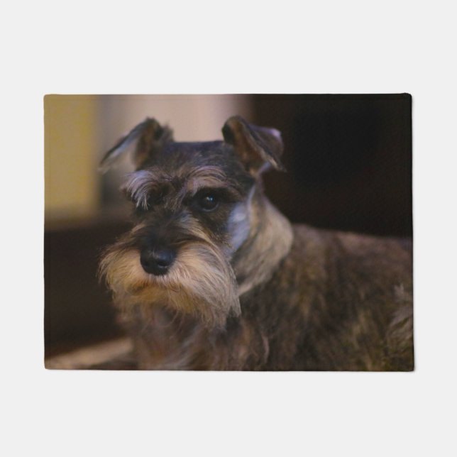 Schnauzer Dog Fußmatte (Vorderseite)